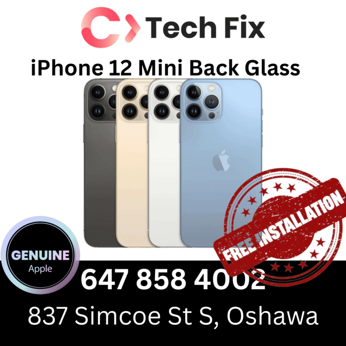 Apple iPhone 12 Mini Replacement Back Glass Parts