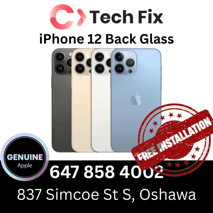 Apple iPhone 12 Replacement Back Glass Parts