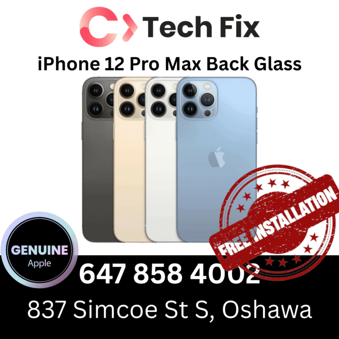 Apple iPhone 12 Pro Max Replacement Back Glass Parts