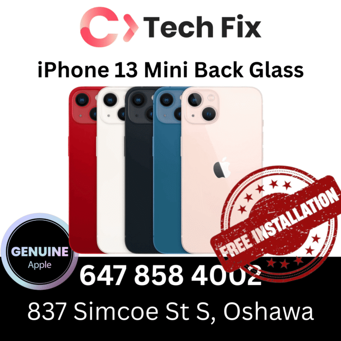 Apple iPhone 13 Mini Replacement Back Glass Parts