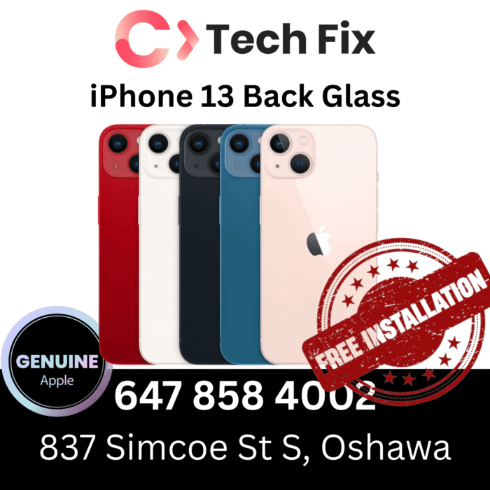 Apple iPhone 13 Replacement Back Glass Parts