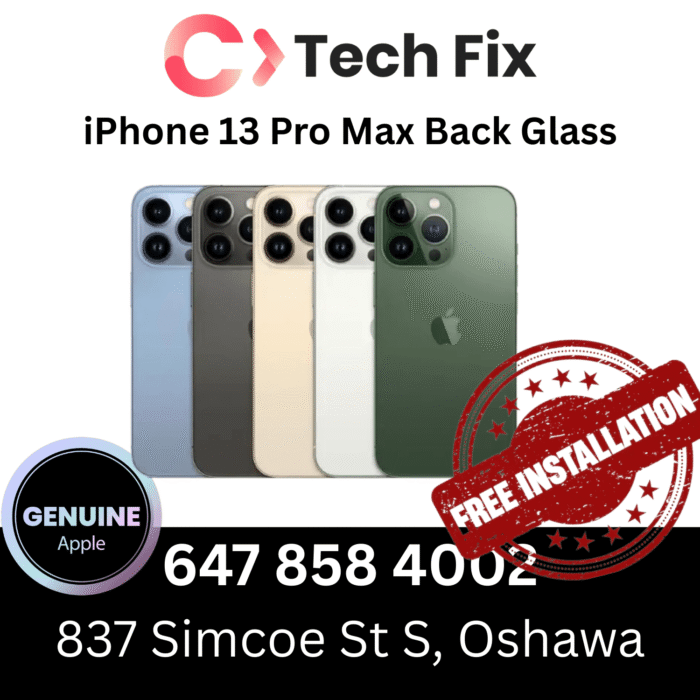 Apple iPhone 13 Pro Max Replacement Back Glass Parts