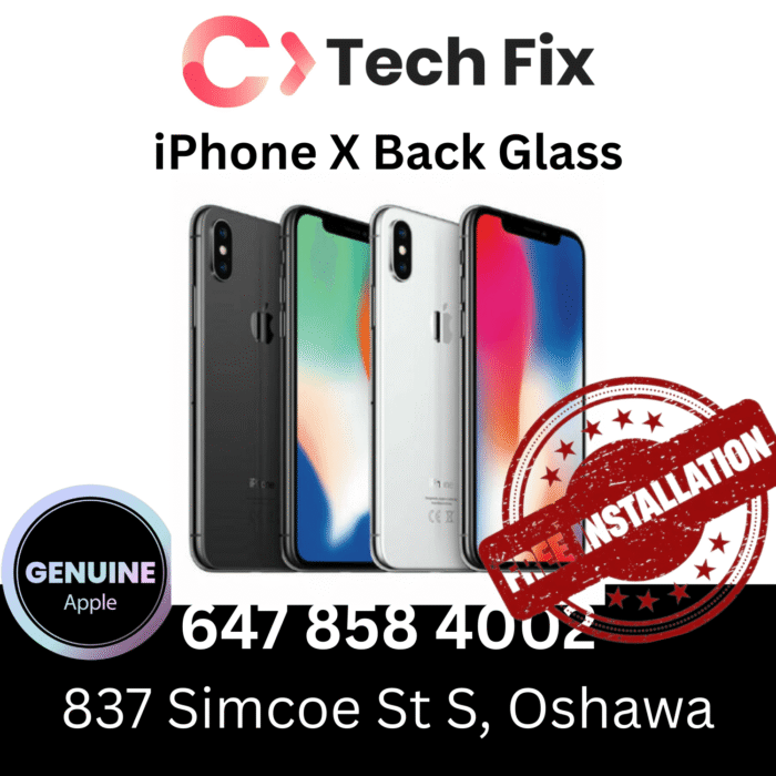 Apple iPhone X Replacement Back Glass Parts