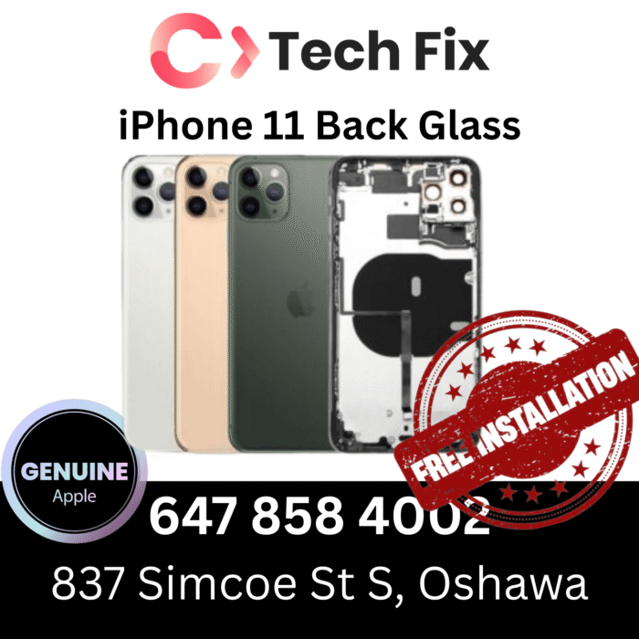 Apple iPhone 11 Replacement Back Glass Parts