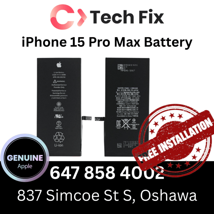 Apple iPhone 15 Pro Max Replacement Battery Parts