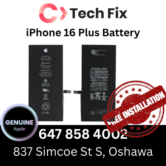 Apple iPhone 16 Plus Replacement Battery Parts